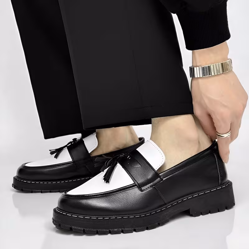 Men's Vintage Tassel Oxford Loafers - Image 3