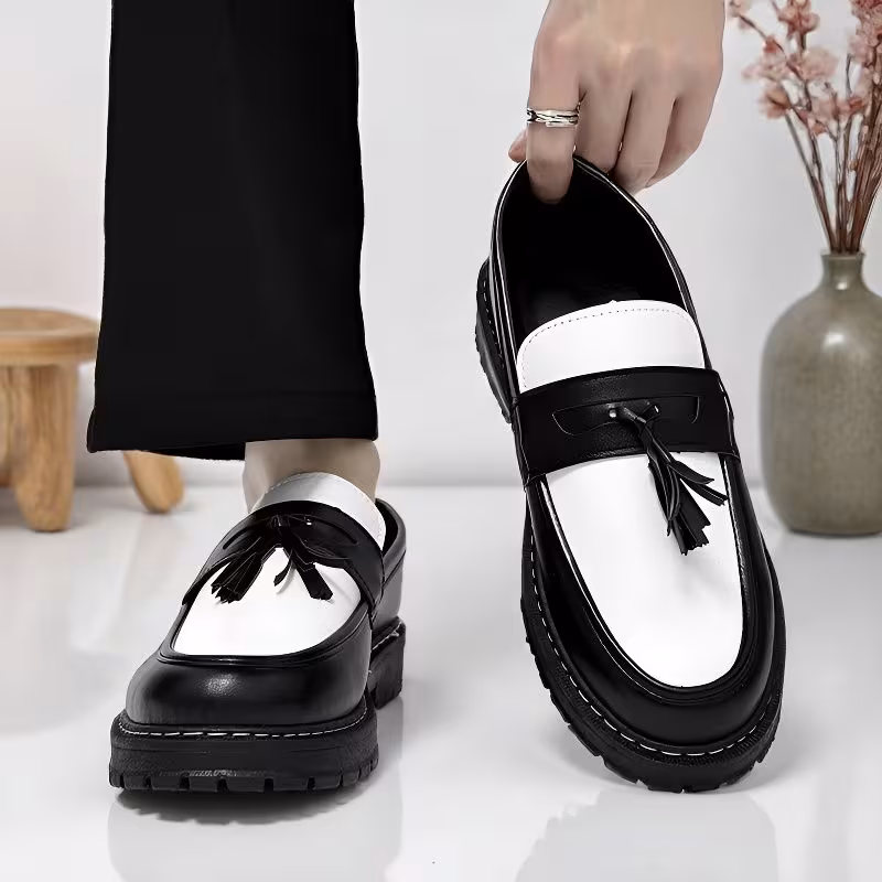 Men's Vintage Tassel Oxford Loafers - Image 2